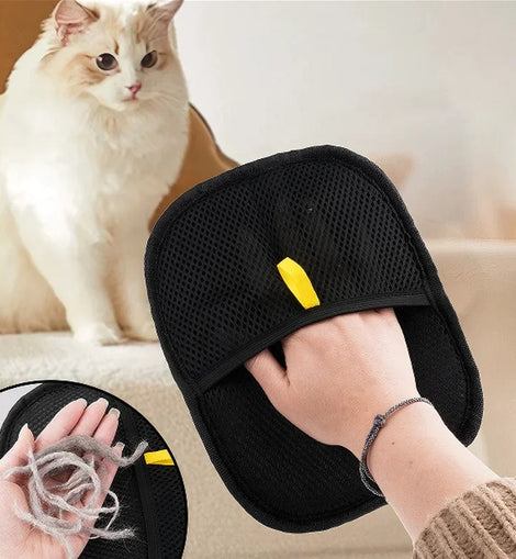 Pet Grooming Gloves Static Dedusting Brush Pet Hair Remover Brush Removing Dog Cat Hair From Sofa Carpet Clothes Pet Products