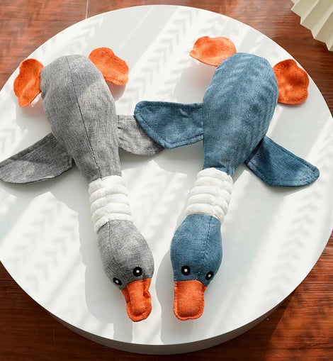Pet Toys Geese Sound Bite Resistant Teeth Grinding Teeth Cleaning Dog Cat Pet Supplies