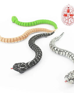 Interactive Cat Toys Realistic Simulation RC Remote Control Snake Toy Moving Electric Tricky Snake Cat Toys For Indoor Cats Dogs