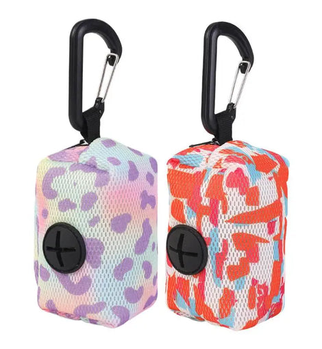 Dog Poop Bag Dispenser Hangingable Dog Poop Bag Holder Poo Bags Dispenser for Dogs Walking Garbage Bags Dispensers Pet Supplies