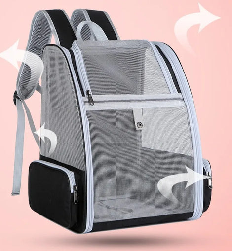 Practical, foldable cross-border pet bag. New style for cats and dogs, portable, breathable, spacious. Portable cat backpack.