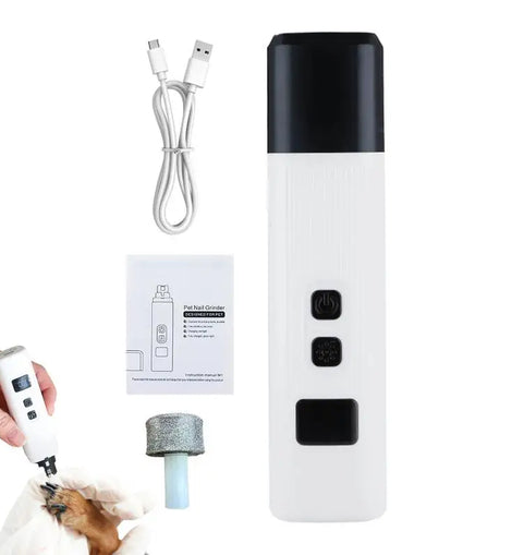 Dog Nail Grinder Rechargeable Paws Grooming Dog Nail File Tool Pet Grooming Toenail File Trimmer With 3 Modes For Families