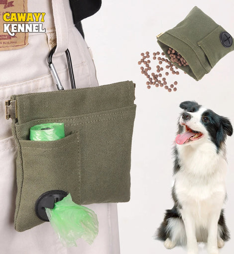 1 PC Pet Training Waist Bag Portable Outdoor Poo Bags Dog Training Bags Pet Snack Food Container Puppy Snack Reward Waist Bag