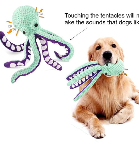 Large Squeaky Pet Dog Toy-Plush Dog Toys with Soft Fabric for Small Medium Large Dogs Daily Companionship, Training Reward Gift
