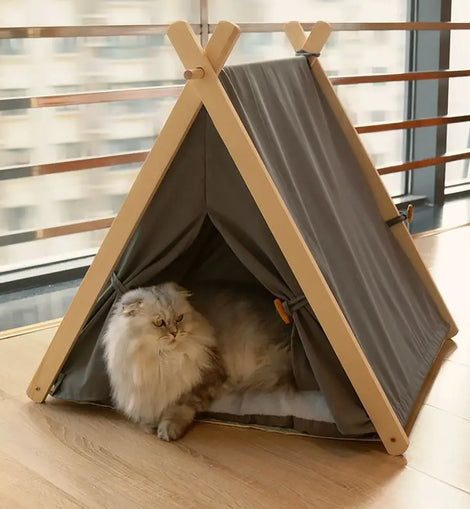 Pet Tent House Cat Bed Portable Dog Cat Universal Teepee Foldable Puppy Kitten Indoor Outdoor Kennels For Pet Tent  Animals Bed