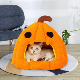 Cat Nest House Cozy Pet Accessories Cat Bed Cave Semi Closed Dog Cat Nest Cat Bed for Pomeranian Puppy Animals Dog Small Pet