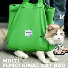 Pet Tote For Walking Design Portable Breathable Bag Cat And Dog Tote Bag For Travel Pet Tote Bag Carrying Bag Soft  Cat Carrier