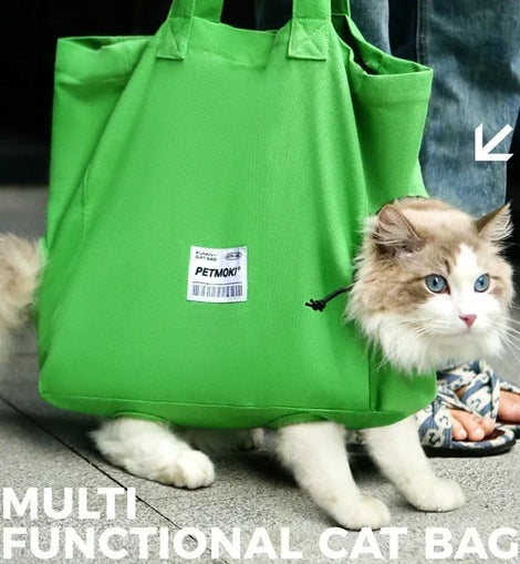 Pet Tote For Walking Design Portable Breathable Bag Cat And Dog Tote Bag For Travel Pet Tote Bag Carrying Bag Soft  Cat Carrier