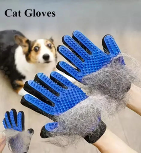Pet Hair Glove Comb Pet Dog Cat Grooming Cleaning Glove Deshedding Hair remover Massage Brush Animal Supplies Cat Accessoies