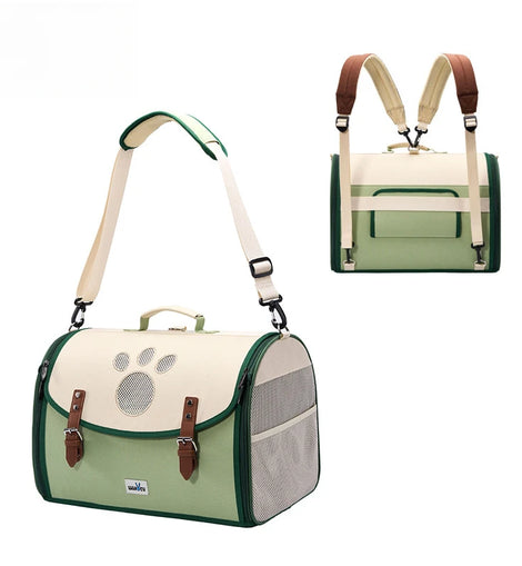 Multifunctional Outdoor Pet Shelter Portable Can Carry Two Shoulders Large Capacity Pet Travel Backpack Pet Products Accessories