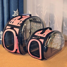 Pet Shoulder Crossbody Bag  Breathable and Portable Pet Outing Cat Backpack Outdoor Travel Handbag, Small Dog Folding Bag