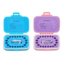 Baby Teeth Keepsake Box, Colored Tooth Holders, Container Organizer for Lost Teeth, Teeth Lanugo Storage Saver