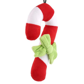 Pet Christmas Candy Toy Pet Dog Voice Toy Plush Doll Cute Sofa Cushion Christmas Decor Puppy Teeth Grinding Anti Bite Dog Toy