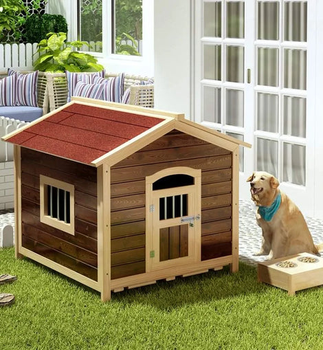 Pet Cages Wooden Outdoor Large Size Dog Houses For Pet Lovers
