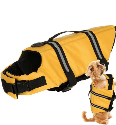 Pet Swim Wear Pet Life Safety Vest Floatation Safety Vest Reflective Swimsuit Puppy Floatation Vest For Dog Pet Boating Swimming